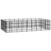Outdoor Dog Kennel Steel 446.4 ftÂ¬â‰¤