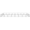 Dog Kennel Black 344.4 ftÂ¬â‰¤ Steel