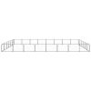 Dog Kennel Black 516.7 ftÂ¬â‰¤ Steel