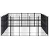 Outdoor Dog Kennel Steel 347.2 ftÂ¬â‰¤
