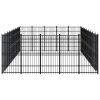 Outdoor Dog Kennel Steel 446.4 ftÂ¬â‰¤