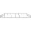 Dog Kennel Black 602.8 ftÂ¬â‰¤ Steel