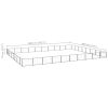 Dog Kennel Black 861.1 ftÂ¬â‰¤ Steel