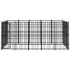 Outdoor Dog Kennel Steel 148.8 ftÂ¬â‰¤