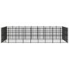 Outdoor Dog Kennel Steel 446.4 ftÂ¬â‰¤