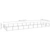Dog Kennel Silver 290.6 ftÂ¬â‰¤ Steel