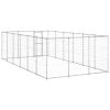 Outdoor Dog Kennel Galvanized Steel 234.4 ftÂ¬â‰¤