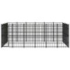 Outdoor Dog Kennel Steel 238.1 ftÂ¬â‰¤