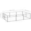Dog Kennel Silver 64.6 ftÂ¬â‰¤ Steel