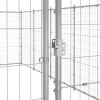 Outdoor Dog Kennel Galvanized Steel 234.4 ftÂ¬â‰¤