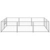 Dog Kennel Silver 64.6 ftÂ¬â‰¤ Steel
